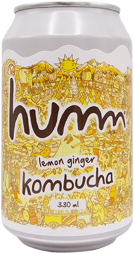 Humm Kombucha Lemon Ginger 33 cl