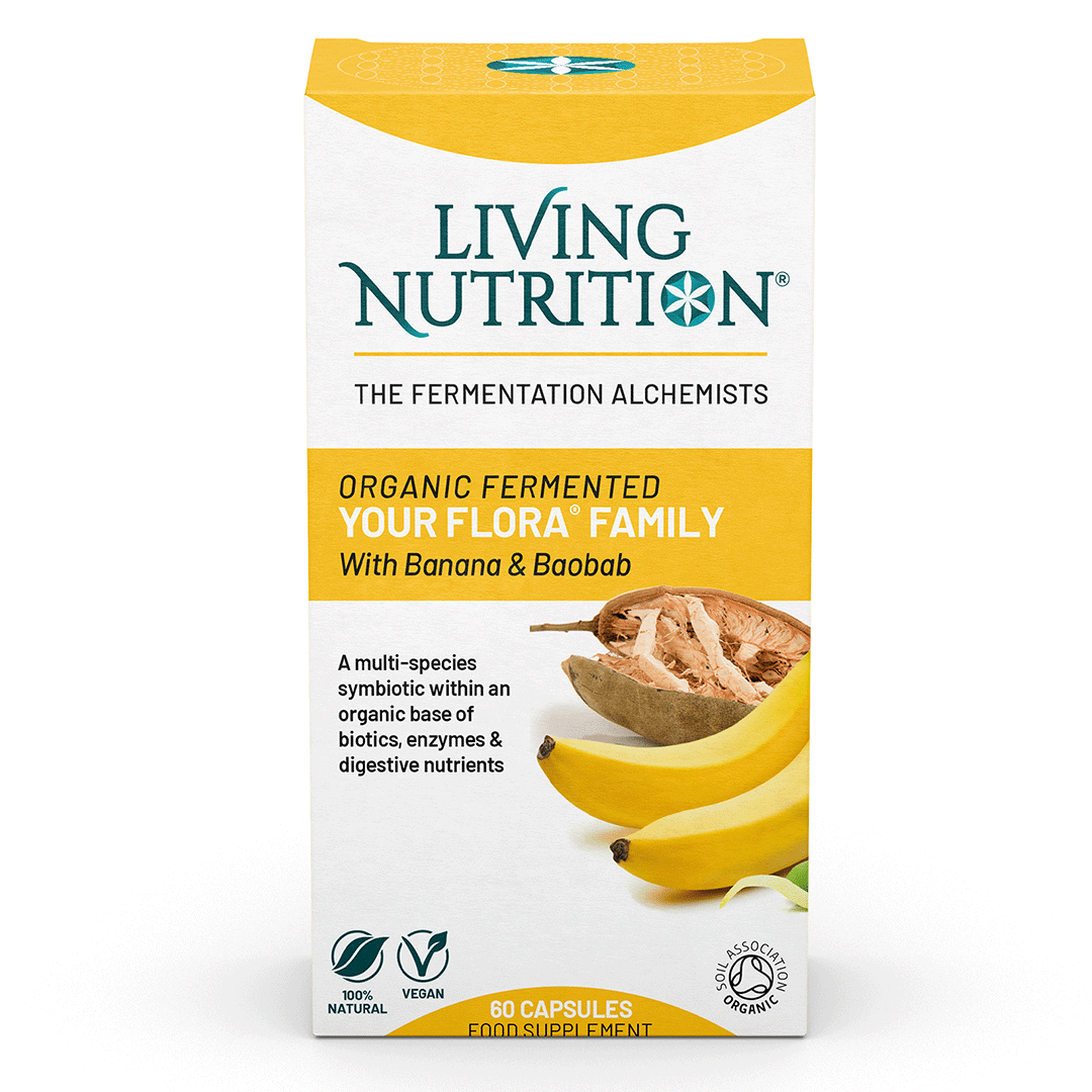 Living Nutrition Your Flora Symbiotic Family 60 kapslar