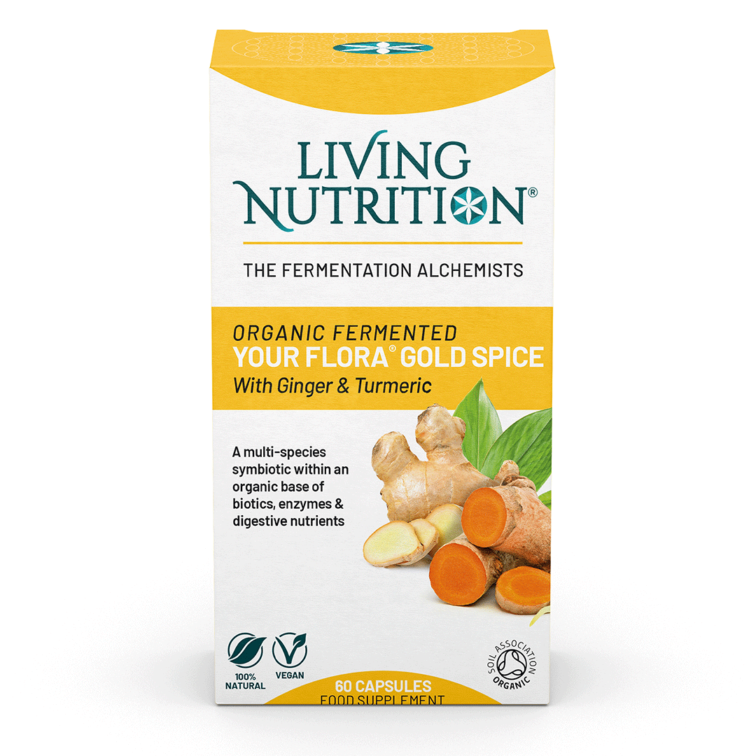 Living Nutrition Your Flora Symbiotic Gold Spice 60 kapslar