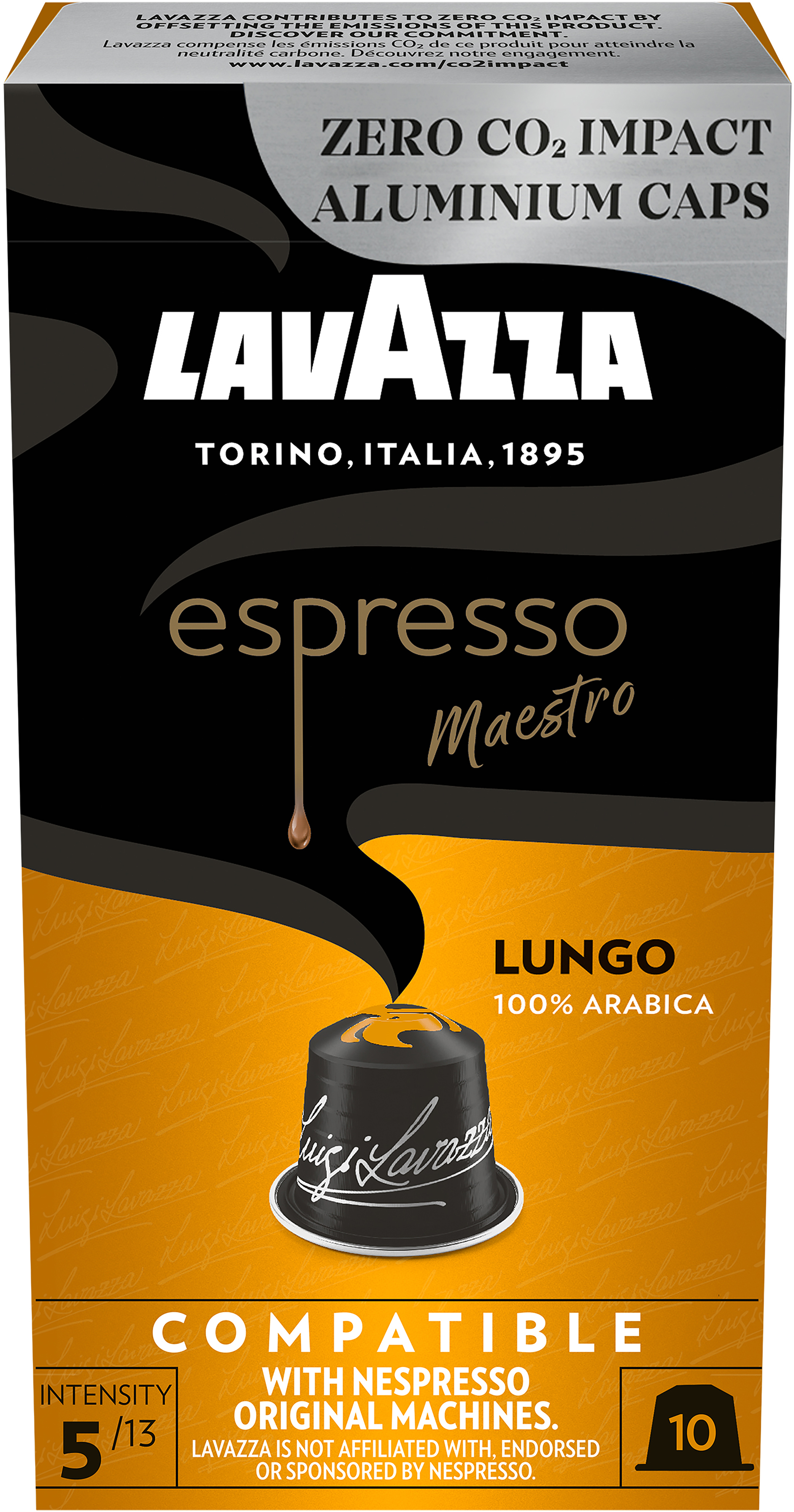 Lavazza Lungo Kaffekapslar 10 st