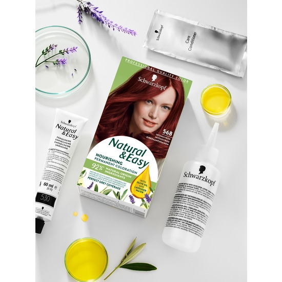 Schwarzkopf Natural & Easy Hårfärg 568 Intensivröd