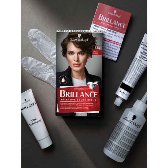 Schwarzkopf Brillance Hårfärg 885 Luxe Brown