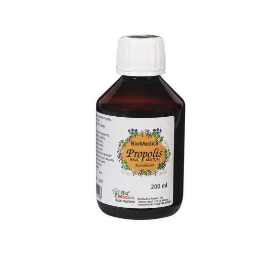 BioMedica Propolis Halsmixtur 200 ml