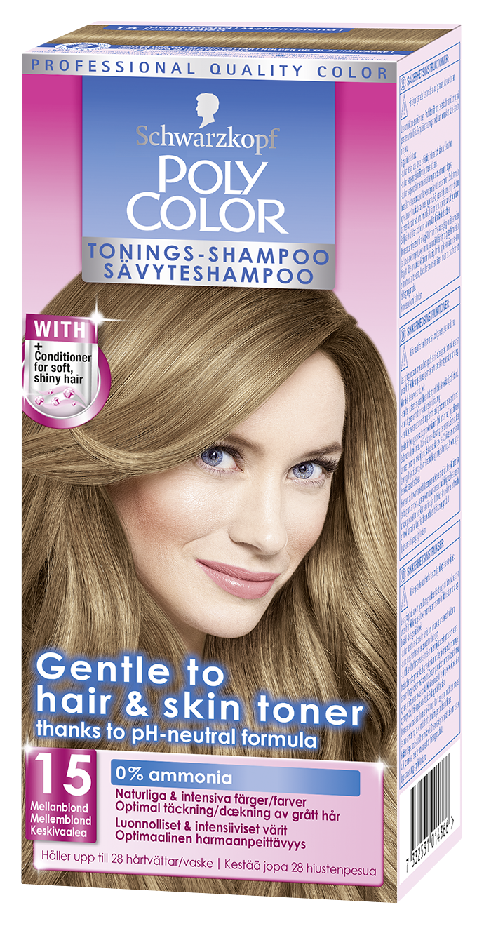 Schwarzkopf Poly Color Toningsschampo TS 15 Medium Blonde