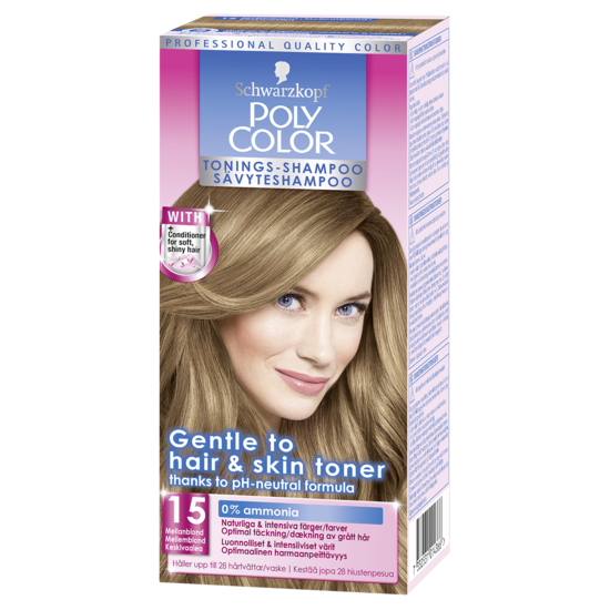 Schwarzkopf Poly Color Toningsschampo TS 15 Medium Blonde