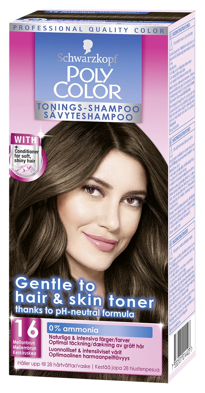 Schwarzkopf Poly Color Toningsschampo TS 16 Medium Brown