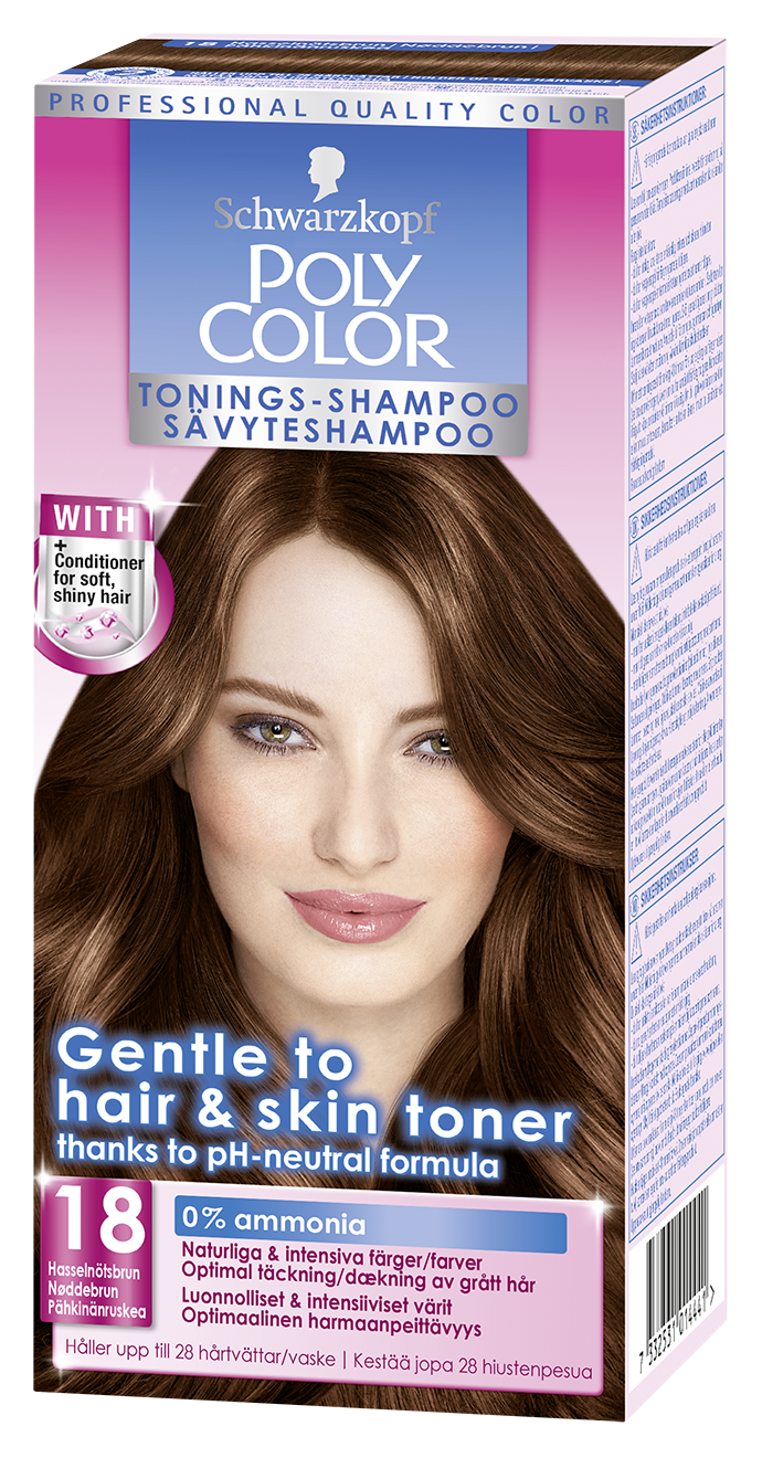 Schwarzkopf Poly Color Toningsschampo TS 18 Hazelnut