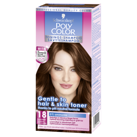 Schwarzkopf Poly Color Toningsschampo TS 18 Hazelnut