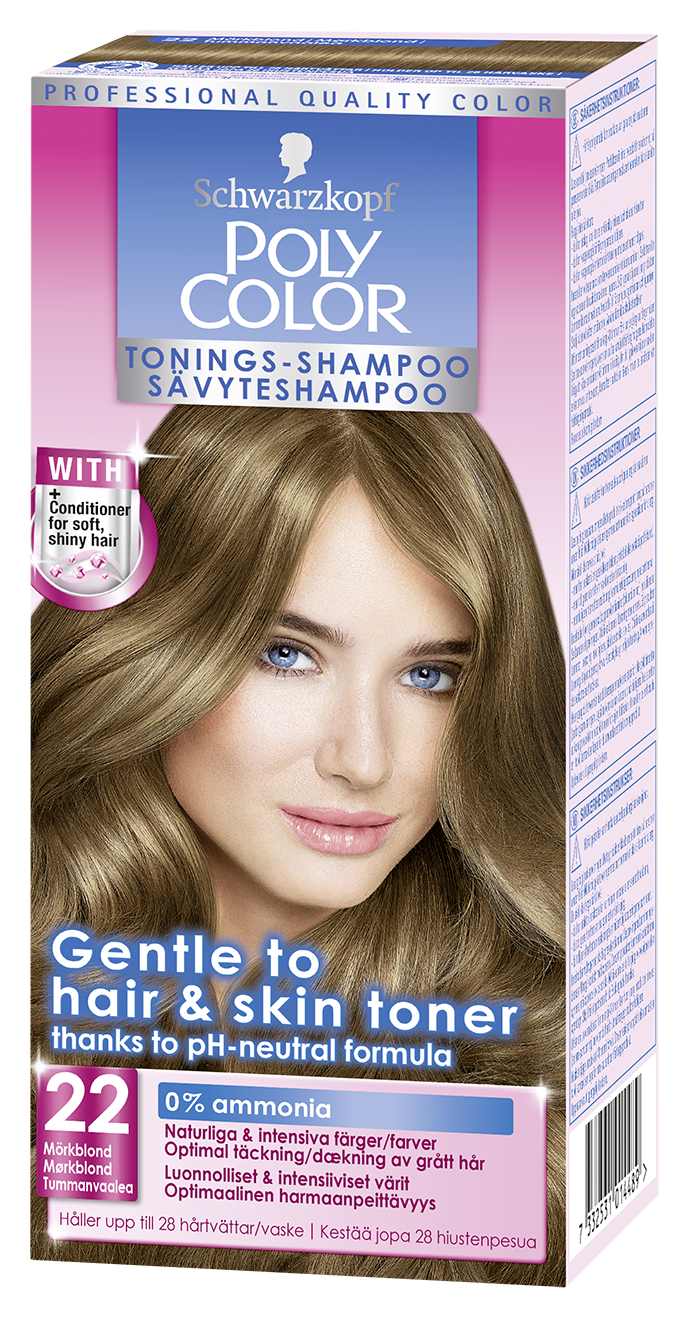 Schwarzkopf Poly Color Toningsschampo TS 22 Dark Blonde