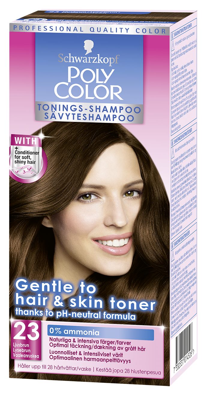 Schwarzkopf Poly Color Toningsschampo TS 23 Light Brown