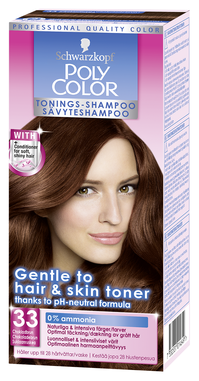 Schwarzkopf Poly Color Toningsschampo TS 33 Chocolate Brown