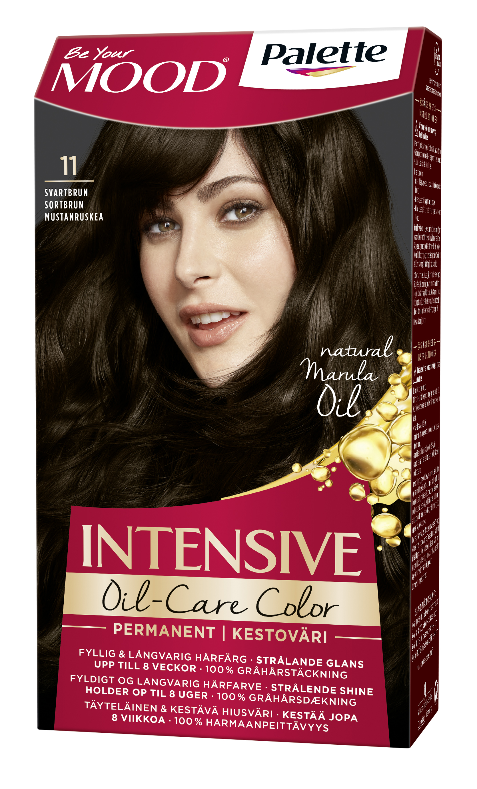 Schwarzkopf Mood Palette Hårfärg 11 Svartbrun