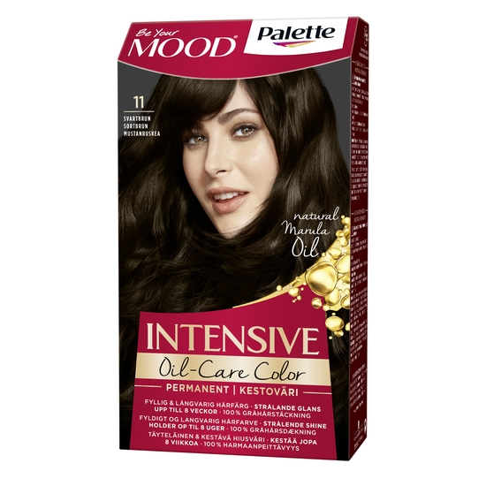 Schwarzkopf Mood Palette Hårfärg 11 Svartbrun