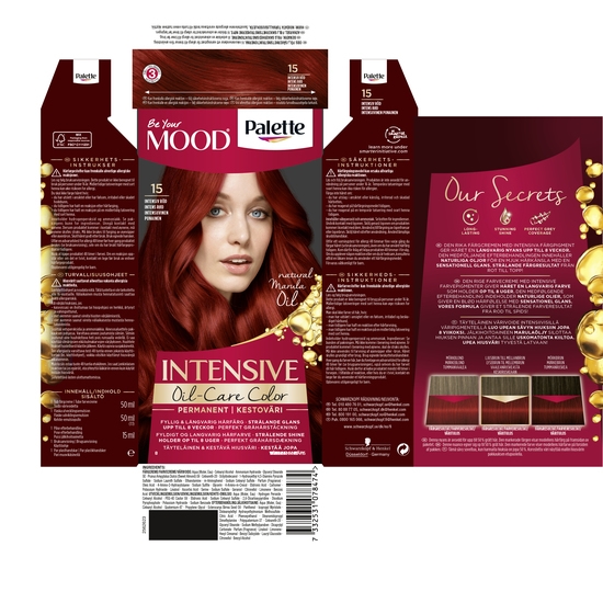 Schwarzkopf Mood Palette Hårfärg 15 Intensiv Röd