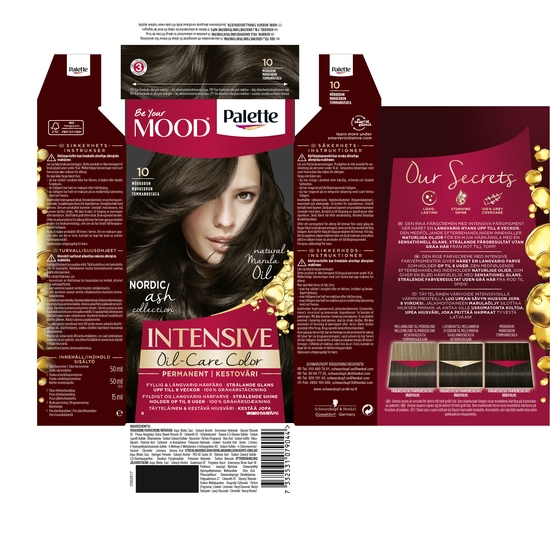 Schwarzkopf Mood Palette Hårfärg 10 Mörkbrun