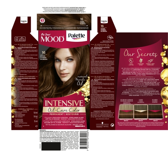 Schwarzkopf Mood Palette Hårfärg 16 Guldbrun