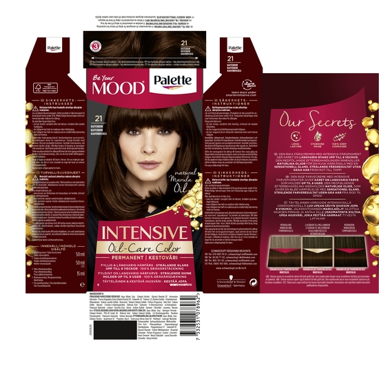 Schwarzkopf Mood Palette Hårfärg 21 Kaffebrun