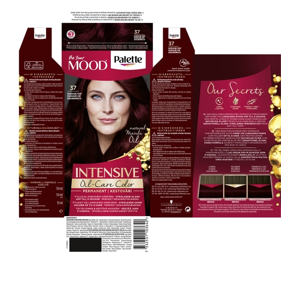 Schwarzkopf Mood Palette Hårfärg 37 Bourgogne Svart