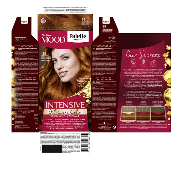 Schwarzkopf Mood Palette Hårfärg 39 Terracotta Mellanblond