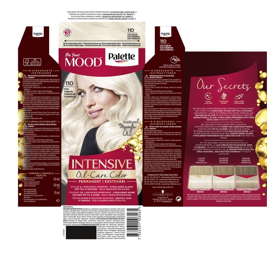 Schwarzkopf Mood Palette Hårfärg 110 Ultra Titanblond