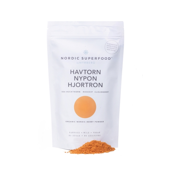 Nordic Superfood Yellow - Havtorn, nypon, hjortron 80 g