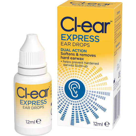 Cl-ear Express Örondroppar 12 ml