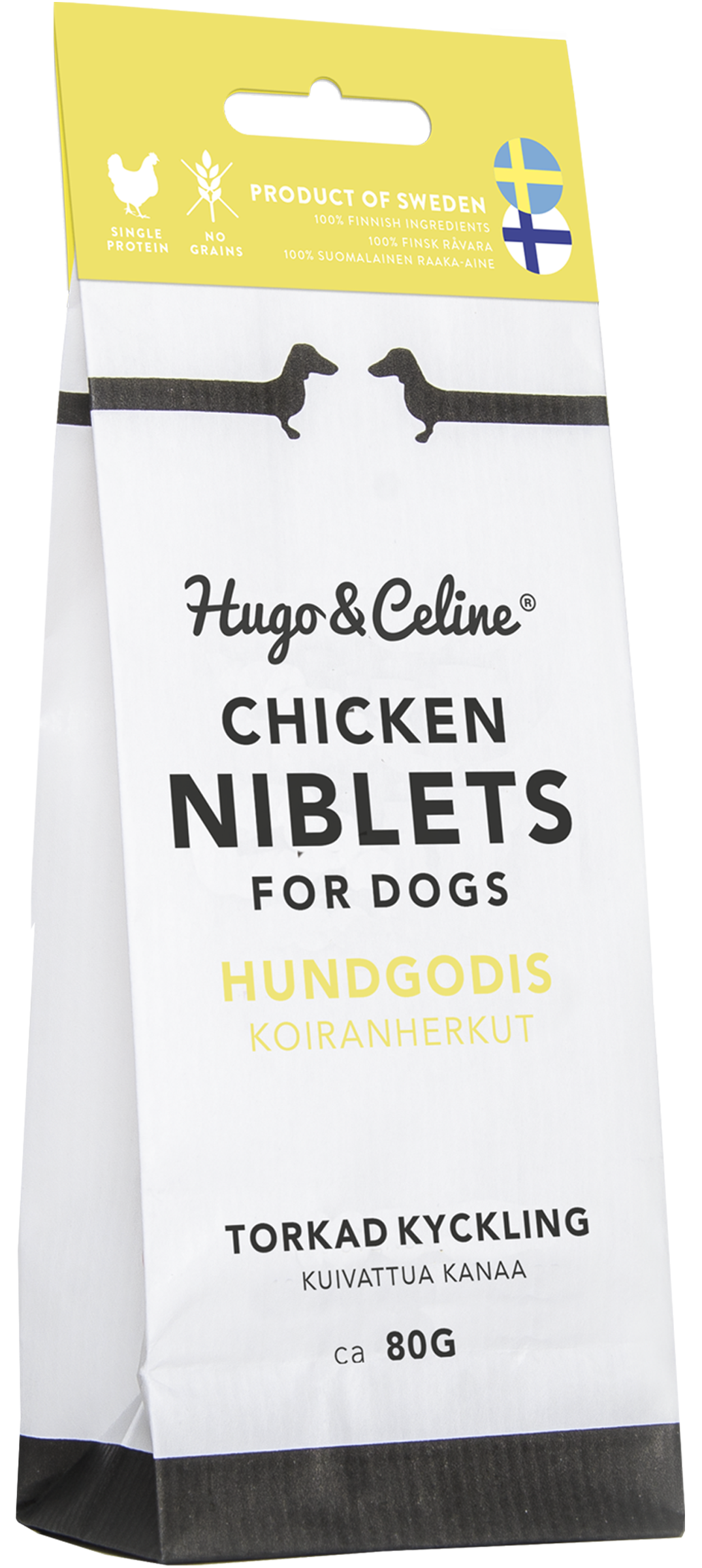 Hugo & Celine Chicken Niblets 80 g
