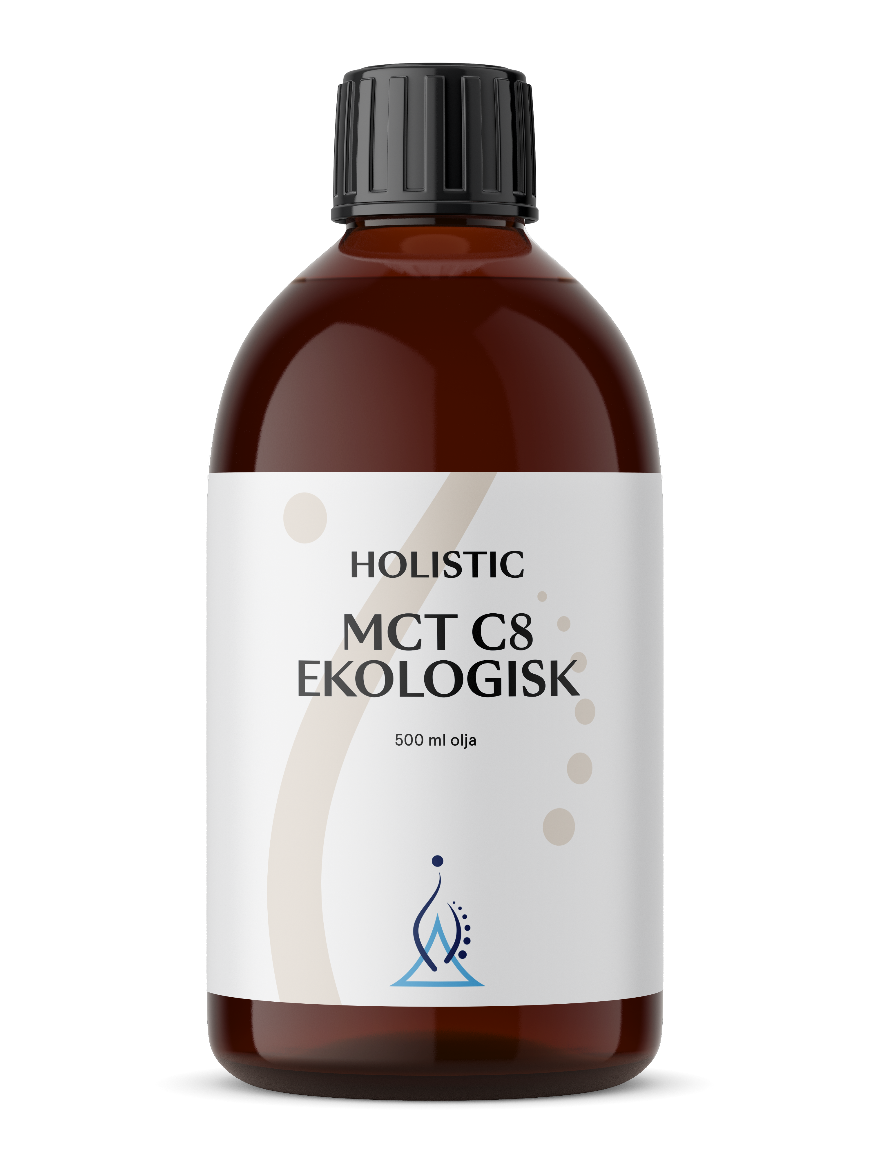 Holistic MCT-olja C8 Ekologisk 500 ml