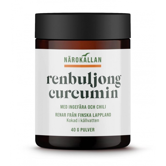 Närokällan Renbuljong Curcumin, Ingefära & Chili 40 g