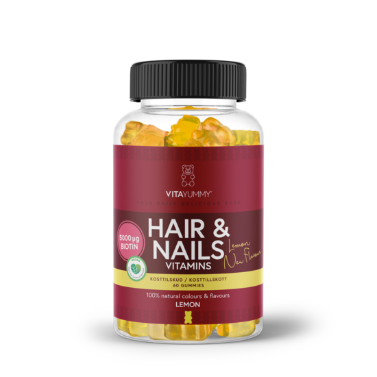 VitaYummy Hair & Nails Lemon 60 gummies