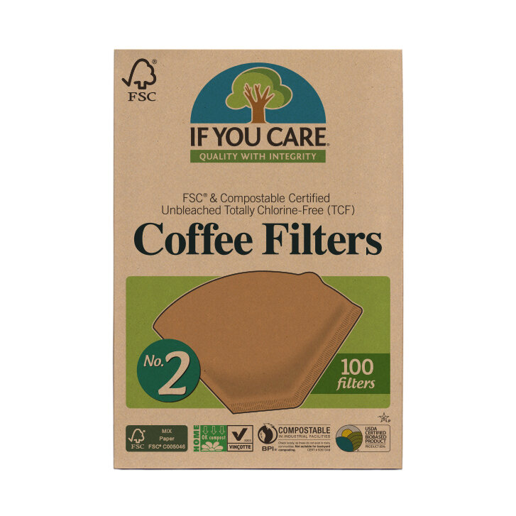 If You Care Kaffefilter No. 2 100 st