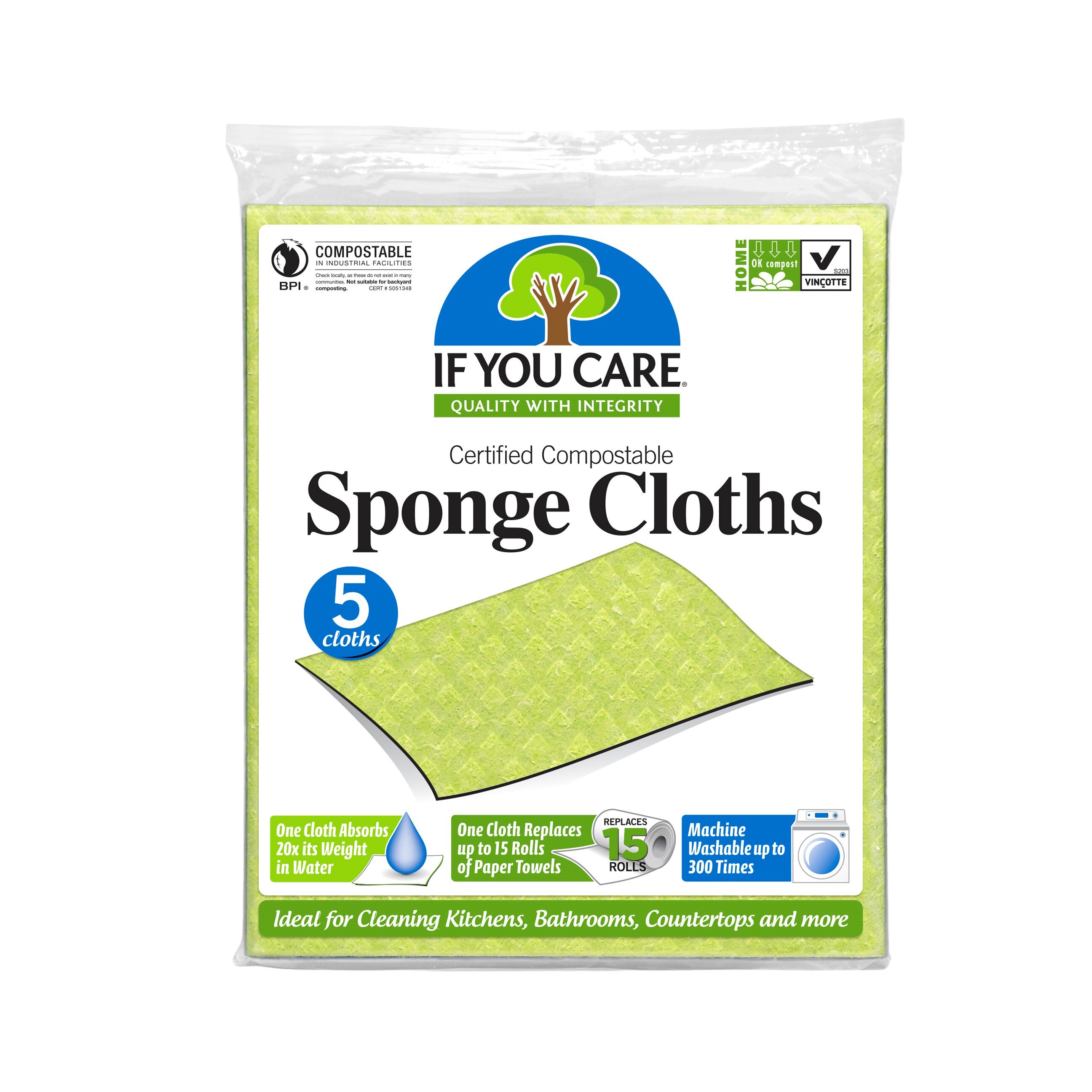 If You Care Komposterbar Disktrasa 5-pack