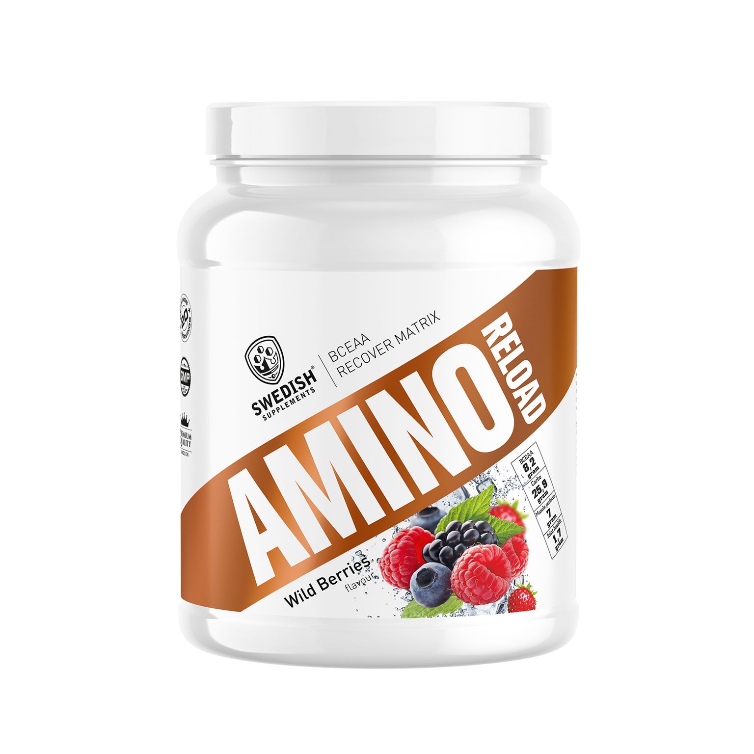Swedish Supplements Amino Reload Wild Berries 1kg