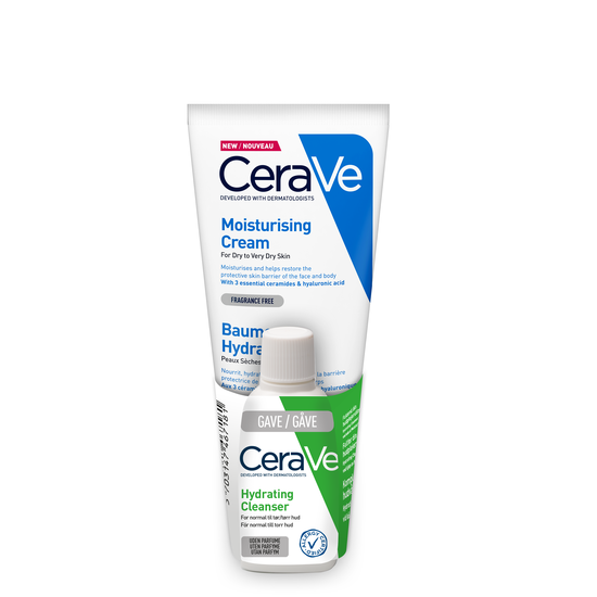 CeraVe Moisturising cream 177 ml + Hydrating cleanser Bundle 20 ml