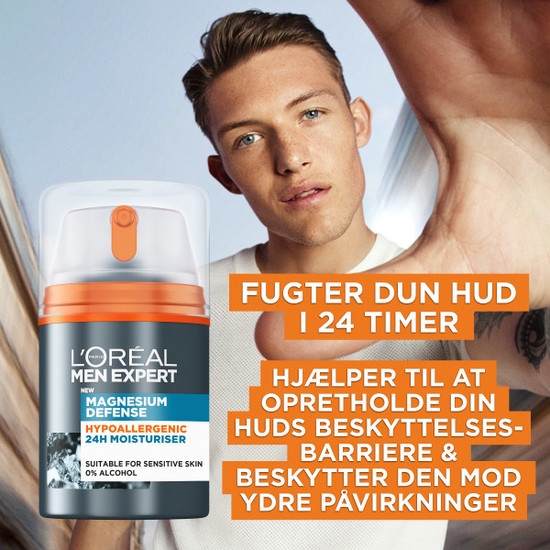 L'Oréal Paris Men Expert Magnesium Defence Hypoallergenic 24H Moisturiser 50 ml