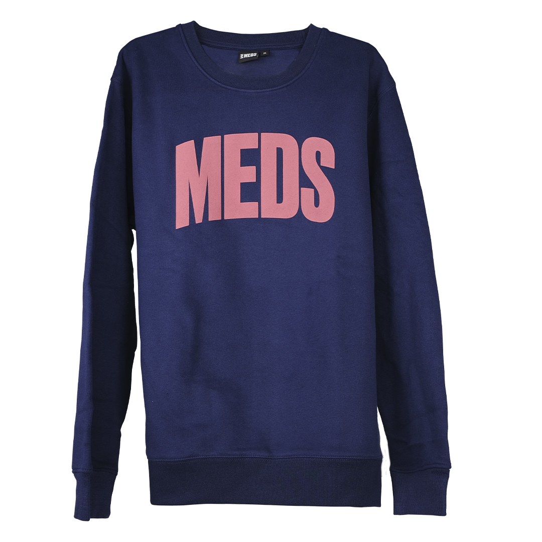 MEDS Sweatshirt Navy med Pink S