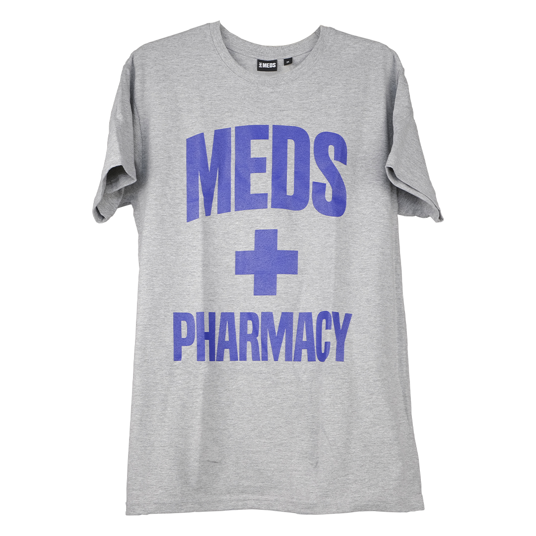 MEDS T-shirt Grey med Purple L