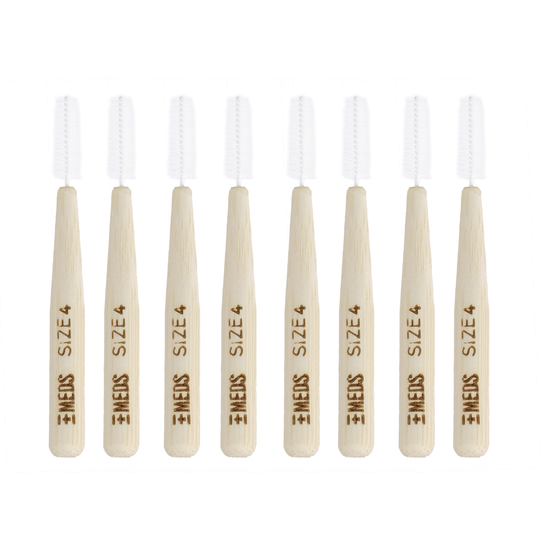 MEDS Mellanrumsborste strl 4, 0,7 mm 8 st