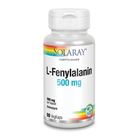 Solaray L-Fenylalanin 60 kapslar