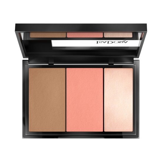 IsaDora Face Sculptor 3-in-1 Palette 60 Warm Peach