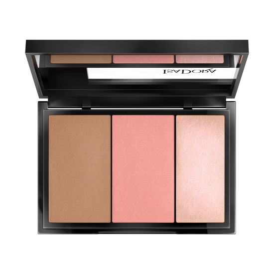 IsaDora Face Sculptor 3-in-1 Palette 62 Cool Pink