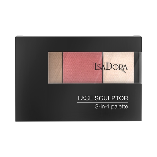 IsaDora Face Sculptor 3-in-1 Palette 63 Mauve Classic