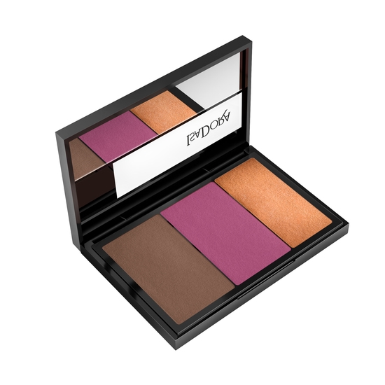 IsaDora Face Sculptor 3-in-1 Palette 65 Bronze Plum