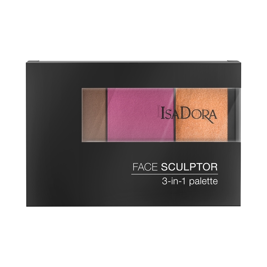 IsaDora Face Sculptor 3-in-1 Palette 65 Bronze Plum