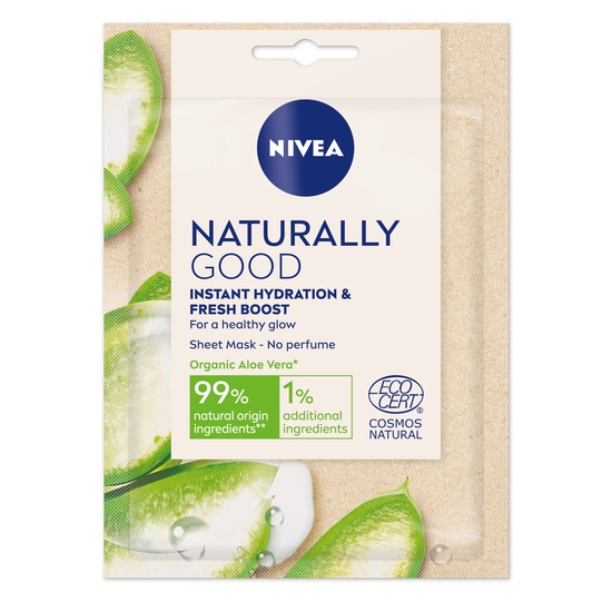 NIVEA Naturally Good Aloe Vera Sheet Mask 1 st