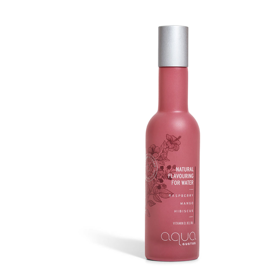 Aqua Gustus Natural Flavouring For Water Raspberry, Mango & Hibiscus 50 ml