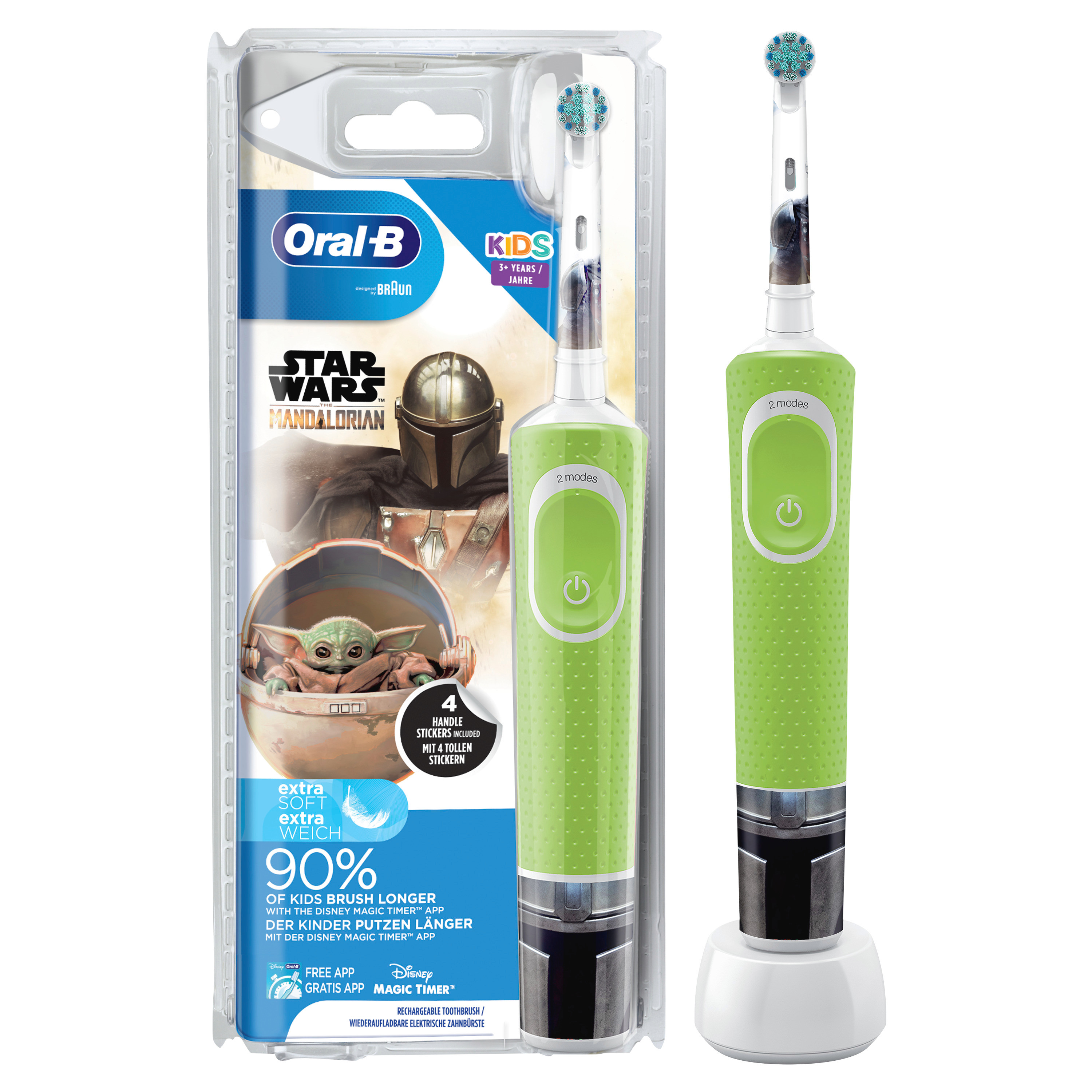 Oral-B Kids Star Wars Mandalorian Extra Soft Eltandborste 3+ år