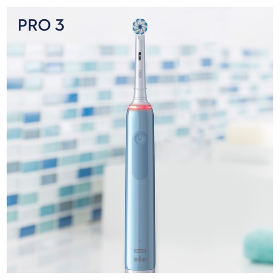 Oral-B Pro 3 3200S Sensitive Blå Eltandborste
