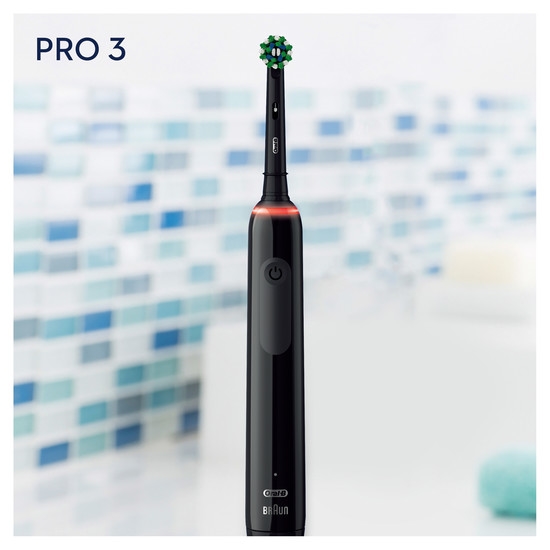 Oral-B Pro 3 3950N Svart + Rosa Eltandborste 2-Pack
