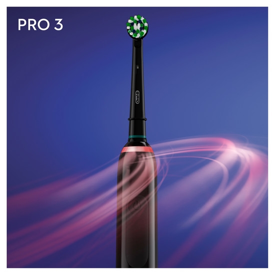Oral-B Pro 3 3950N Svart + Rosa Eltandborste 2-Pack